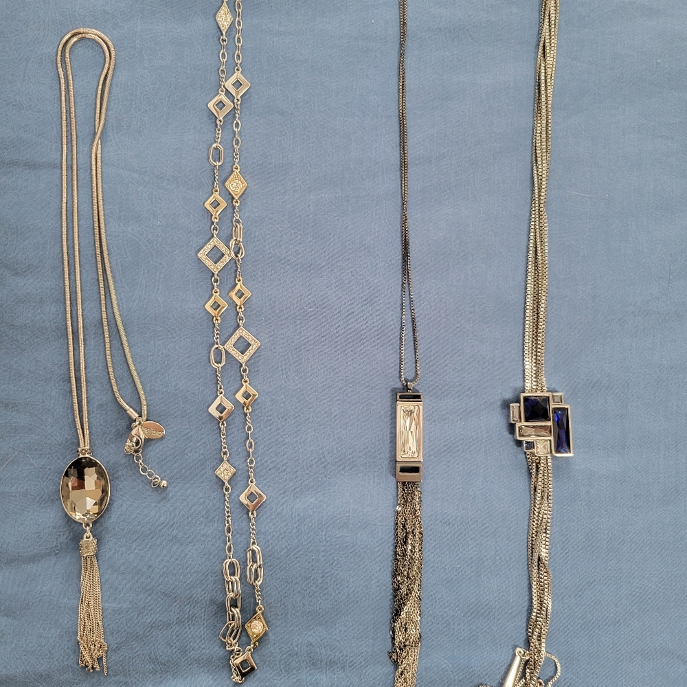 Set of 4 White House Black Market Long Necklaces